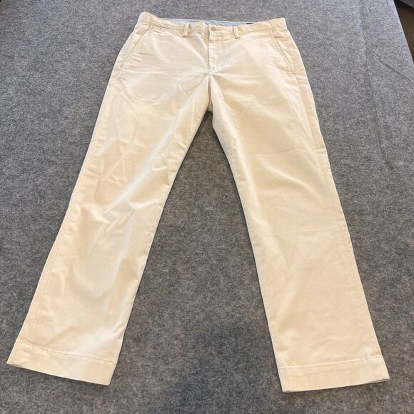 Polo by Ralph Lauren Other - Polo Ralph Lauren Men’s Stretch Cotton Twill Chino Pant Cream Color Size 33/30